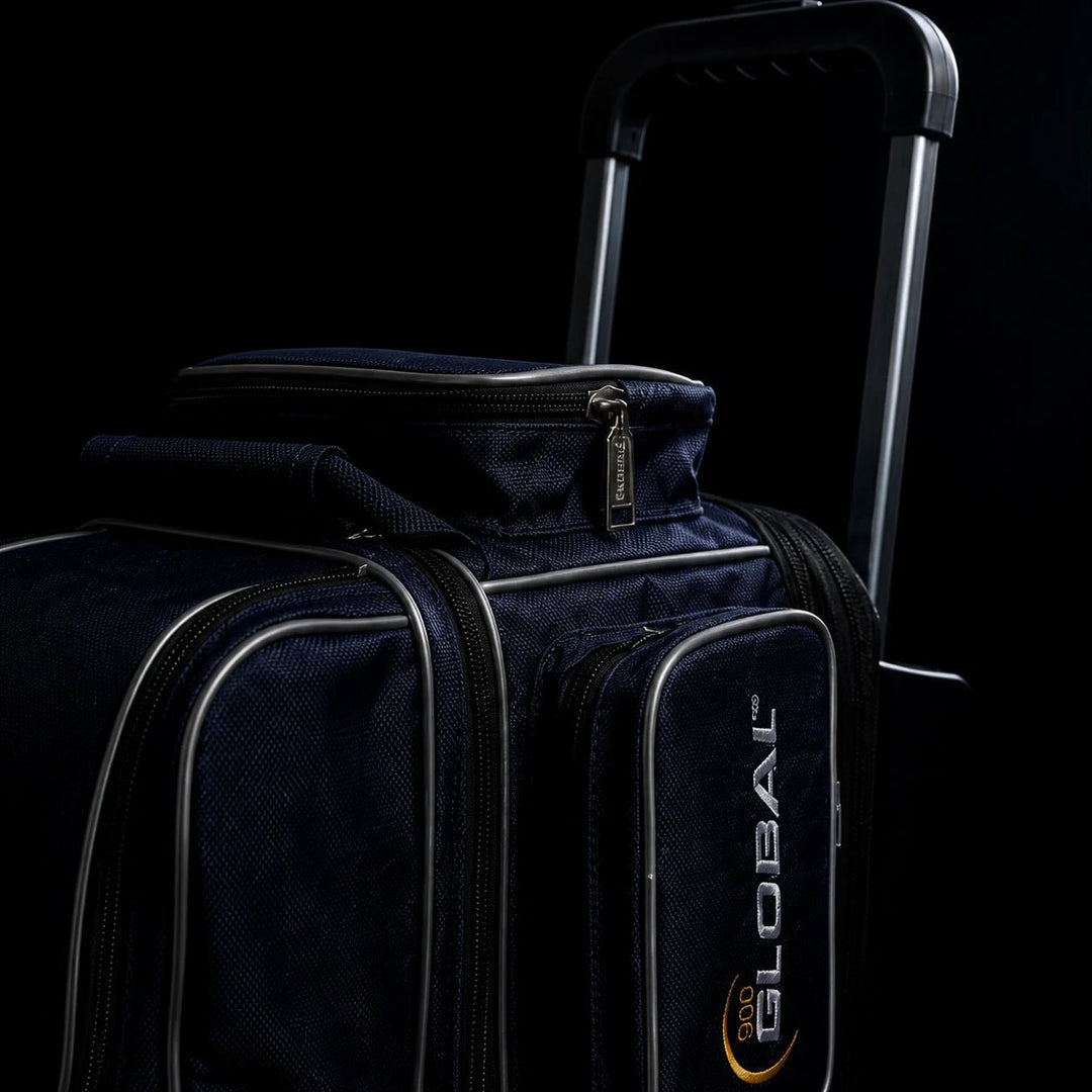 900 GLOBAL 3-BALL DELUXE ROLLER BLUE/GOLD - Bowling Stars