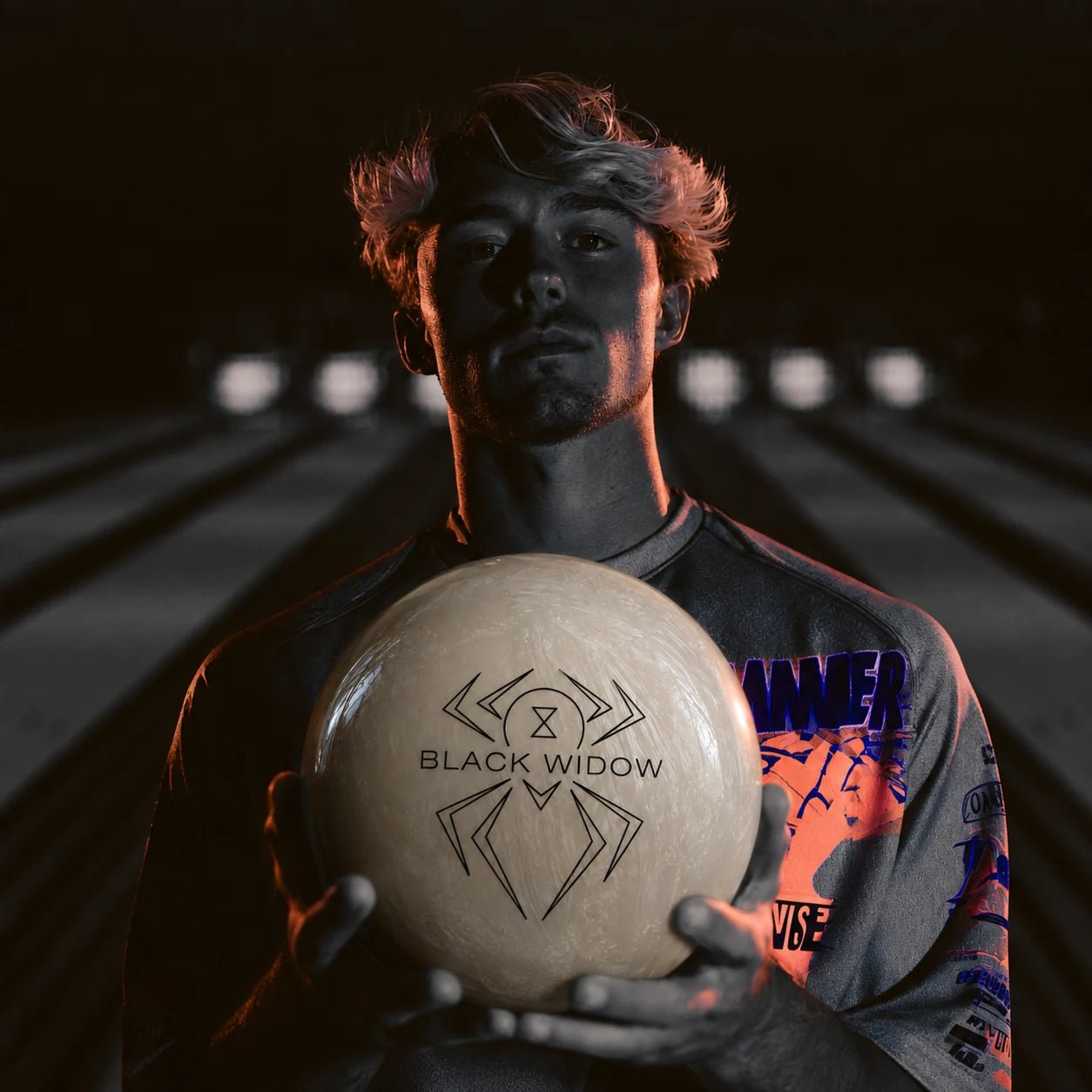 Boule BLACK WIDOW GHOST PEARL HAMMER - Bowling Stars