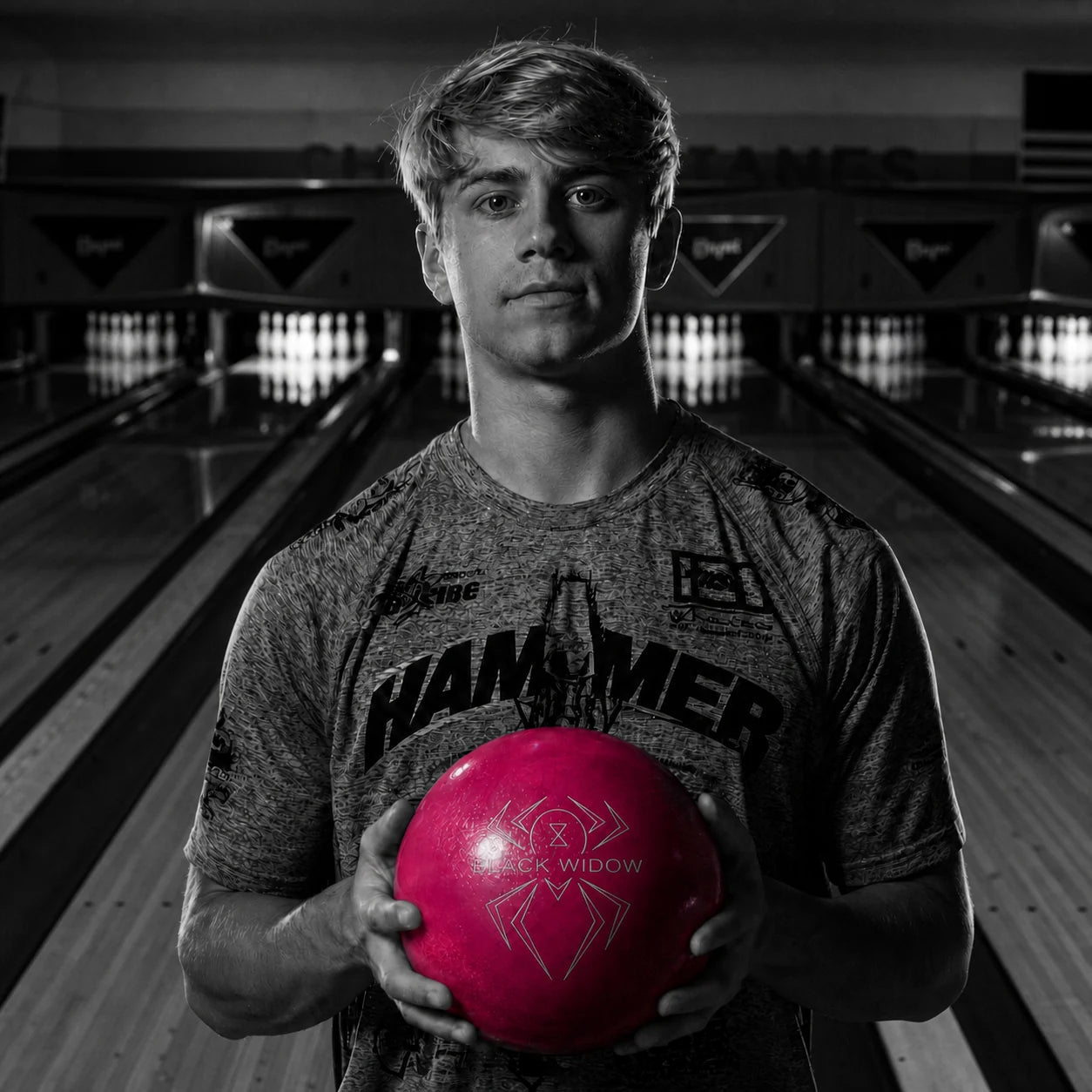 Boule BLACK WIDOW URETHANE HAMMER - Bowling Stars