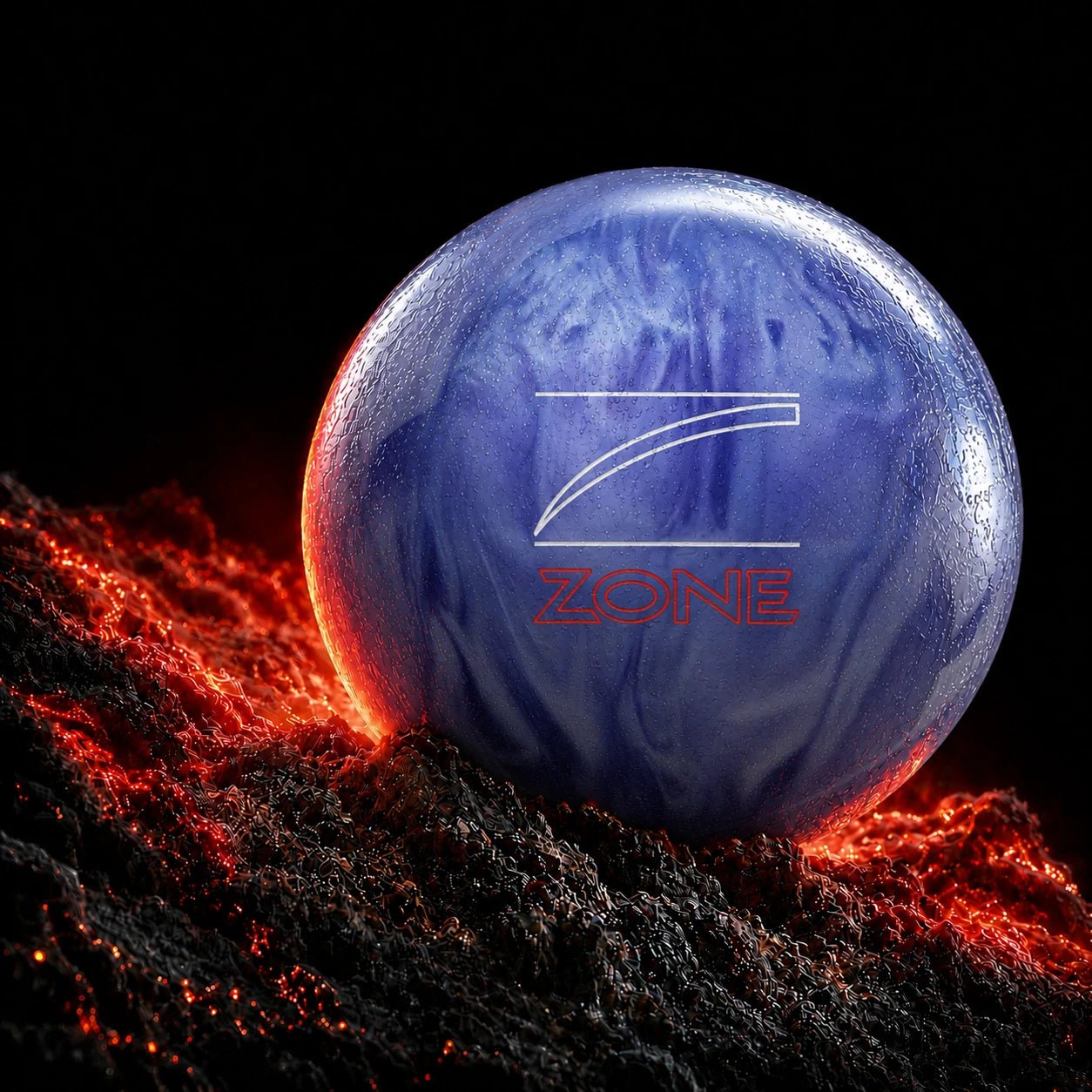 Boule BRUNSWICK DANGER ZONE PURPLE ICE - Bowling Stars