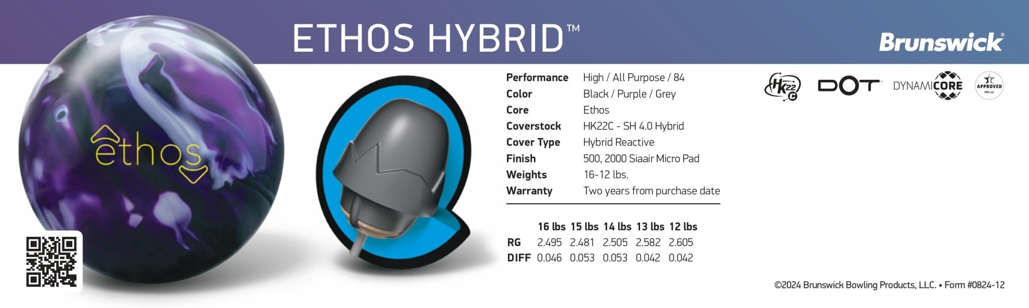 Bal Brunswick Fusion Hybrid - Bowling Stars