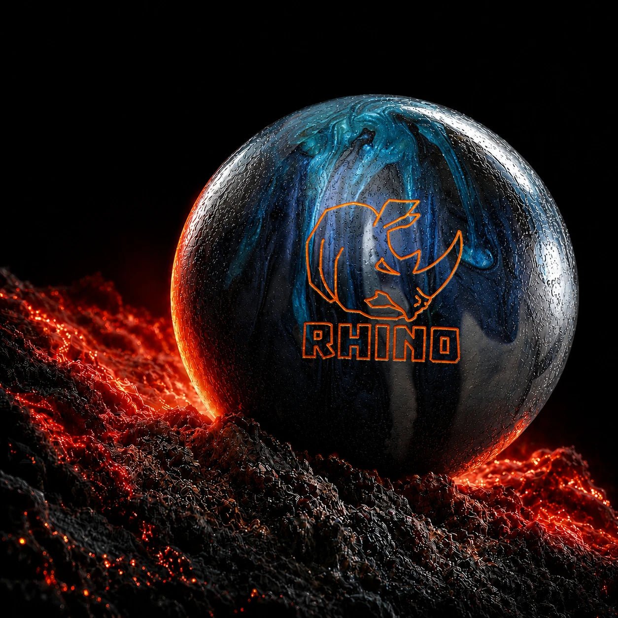 Kula BRUNSWICK RHINO BLUE CADET GREY SILVER - Bowling Stars