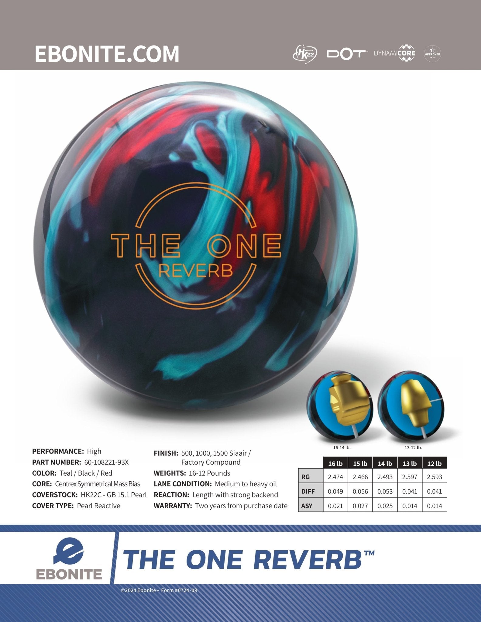 Bal Ebonite EchoForce - Bowling Stars