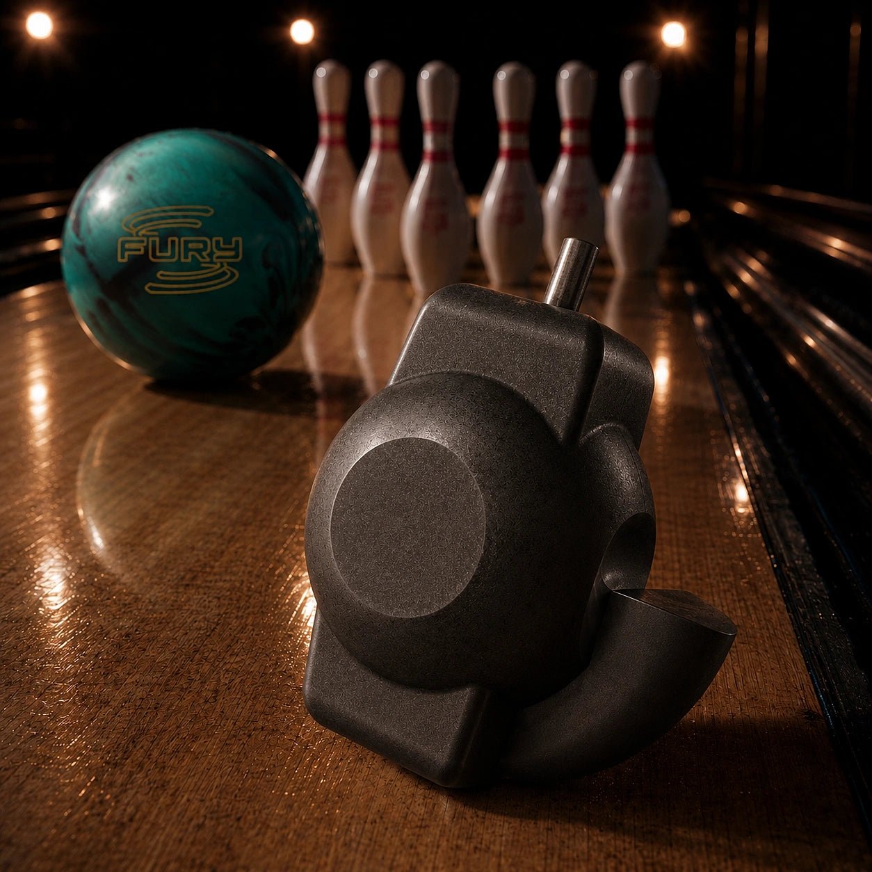 Bal FURY EMERALD/BLACK - Bowling Stars