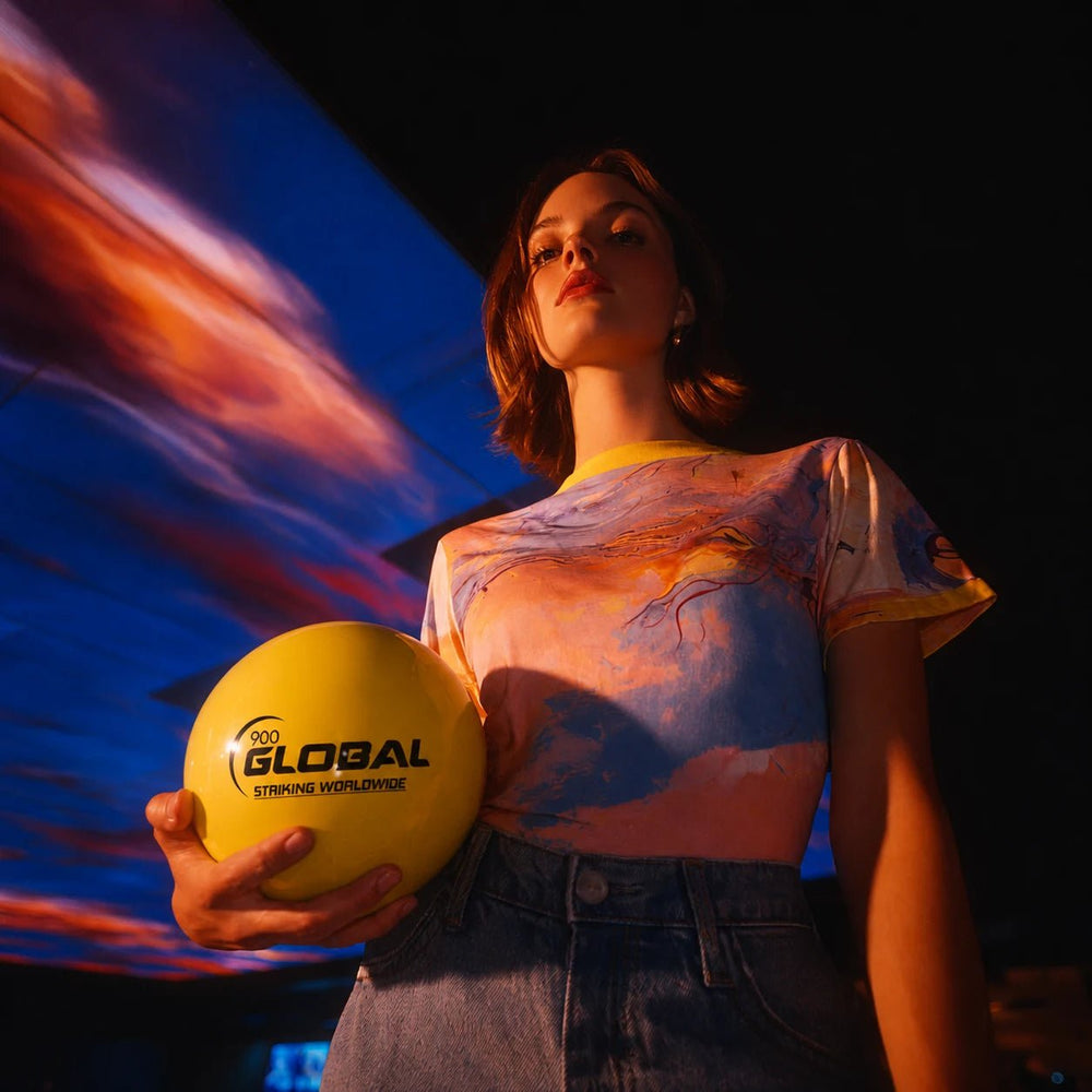 Boule HONEY BADGER YELLOW POLY - Bowling Stars