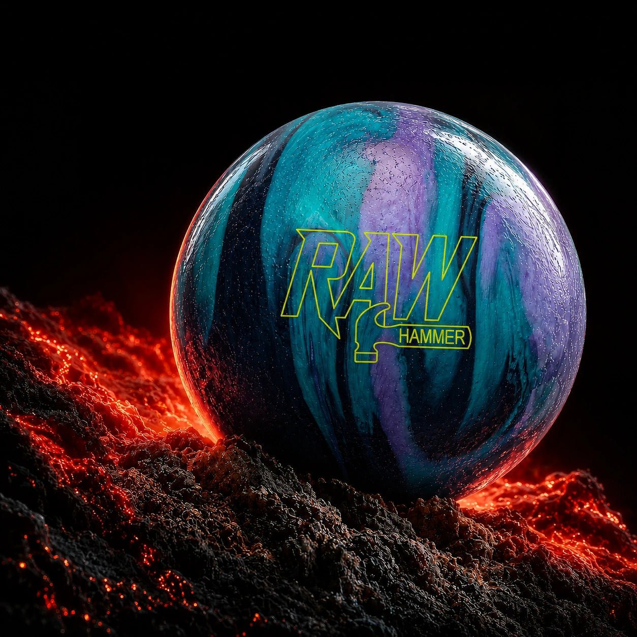 Kula RAW Czarny/Fioletowy/Morski - Bowling Stars