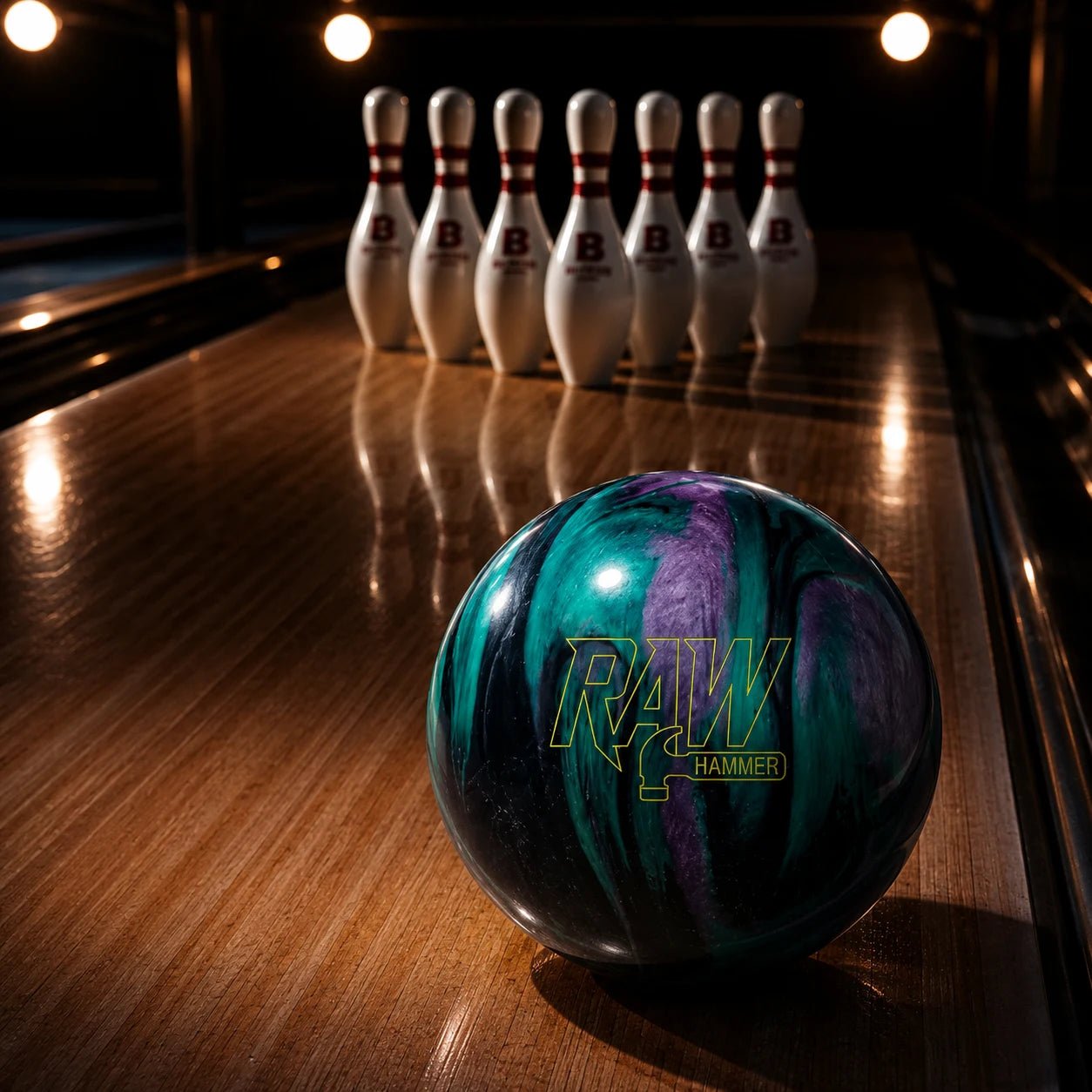 Kula RAW Czarny/Fioletowy/Morski - Bowling Stars