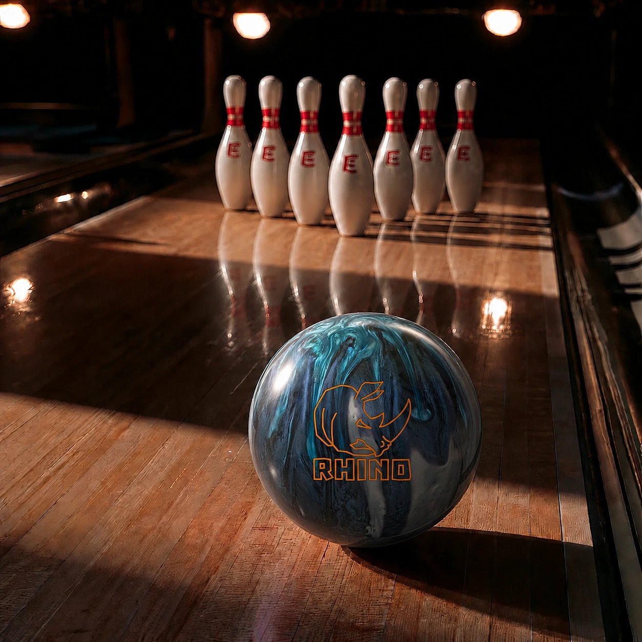 Bal RHINO BLUE/CADET GREY/SILVER - Bowling Stars