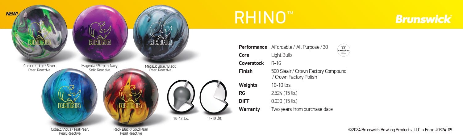 Kula RHINO CARBON/LIME/SREBRNY - Bowling Stars