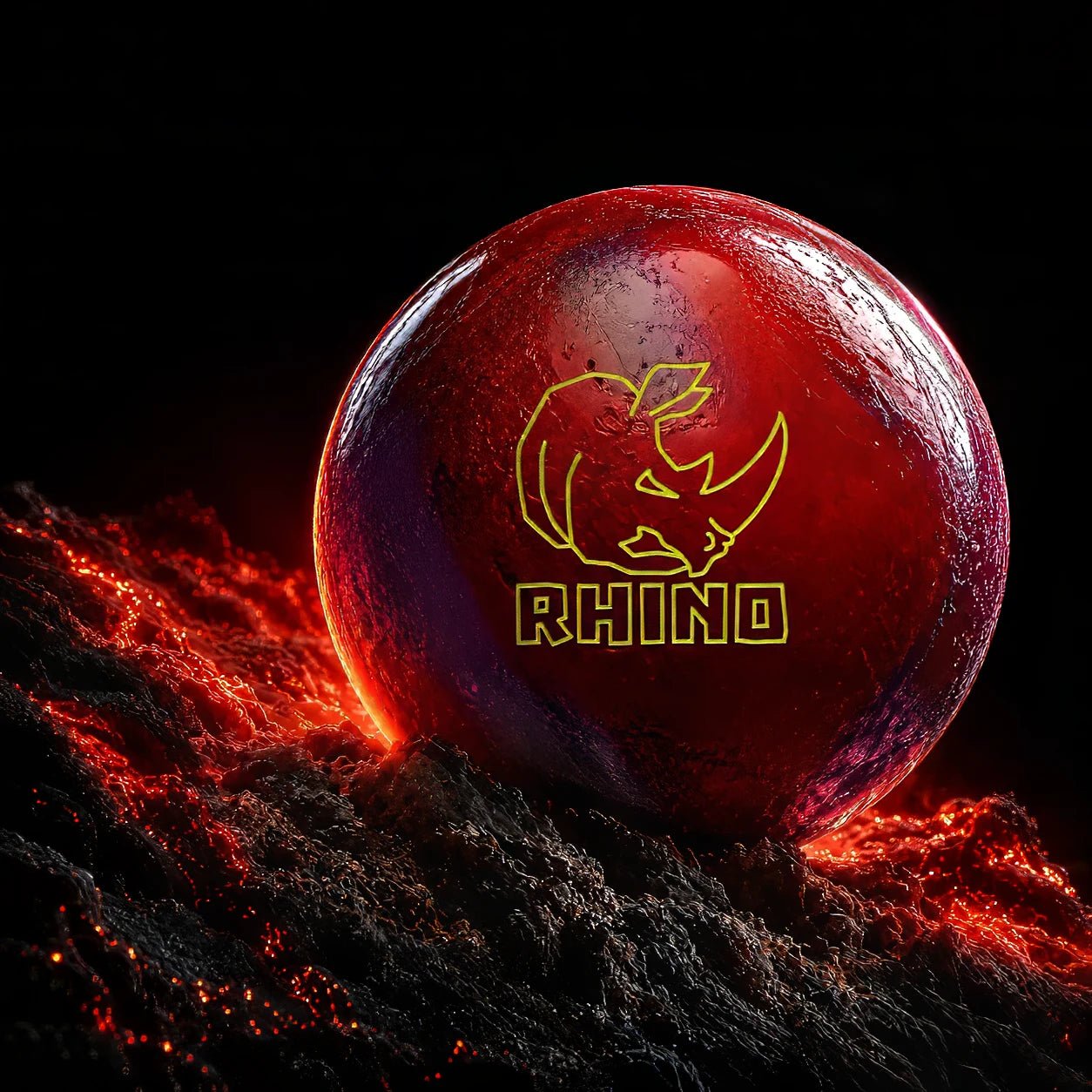 Kula Rhino Charcoal / Srebrna / Fioletowa - Bowling Stars