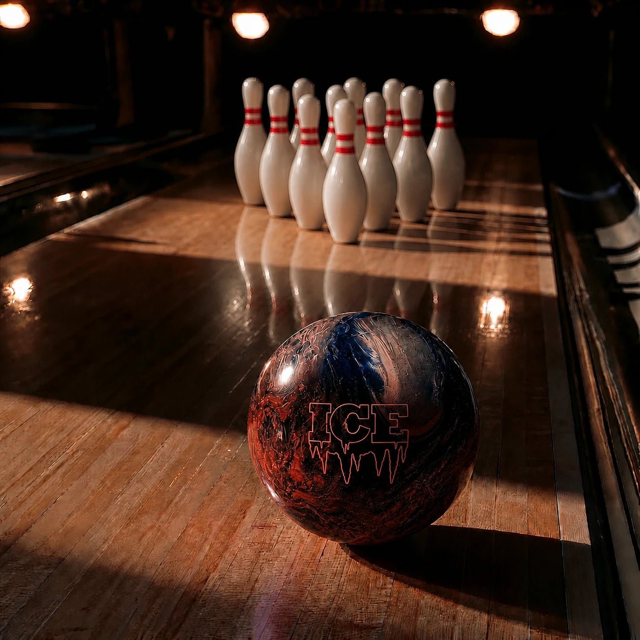Boule STORM ICE STORM OCEAN BLUE/WHITE - Bowling Stars