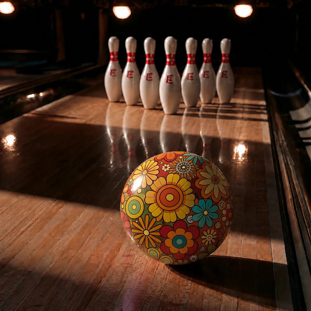 Bal VIZ-A-BALL RETRO FLOWERS - Bowling Stars