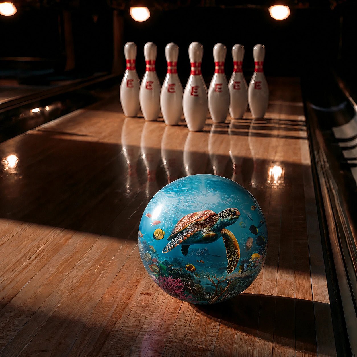 Bal VIZ-A-BALL SEA TURTLE - Bowling Stars