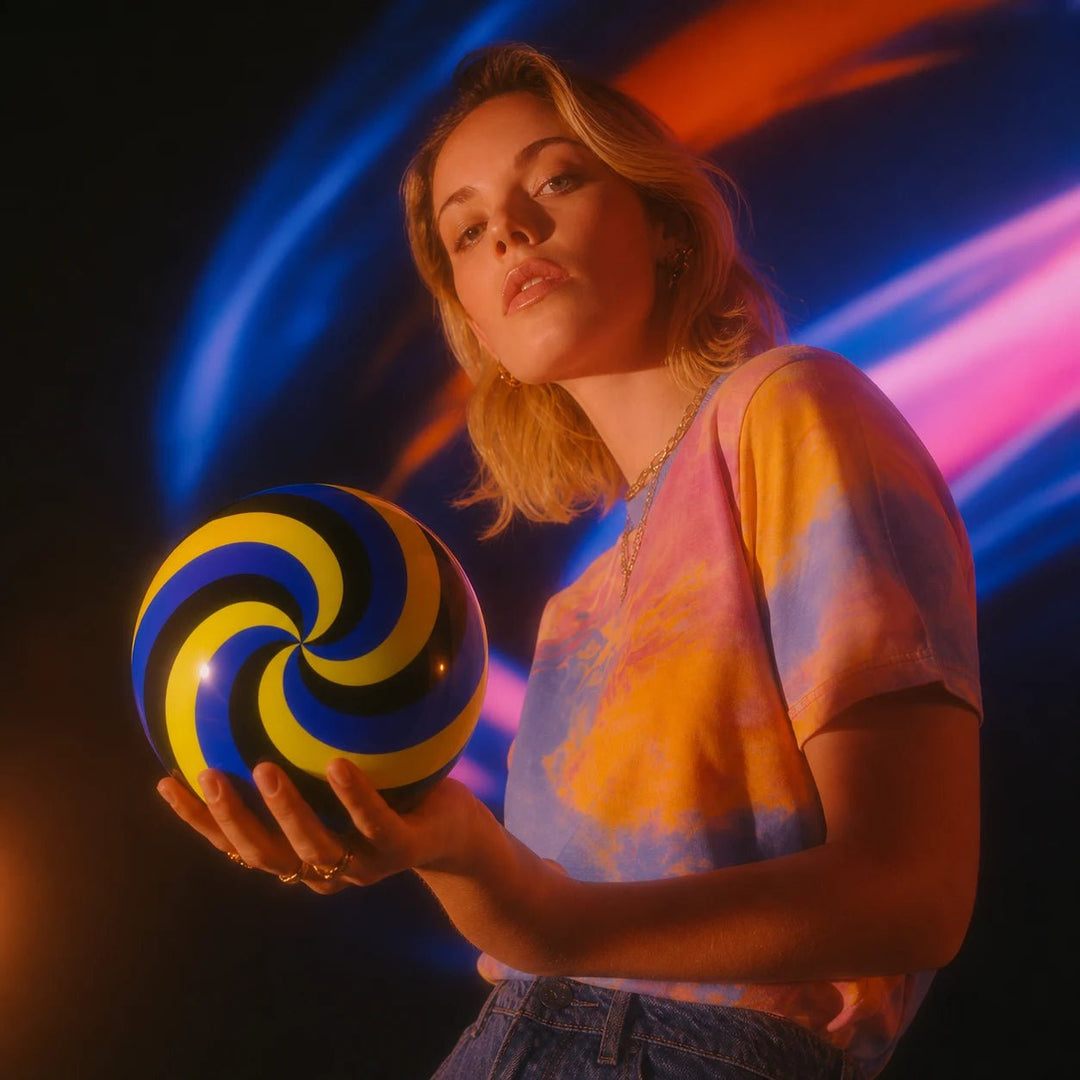 Boule Viz-A-Ball Spiral Jaune/Bleu/Noir - Bowling Stars
