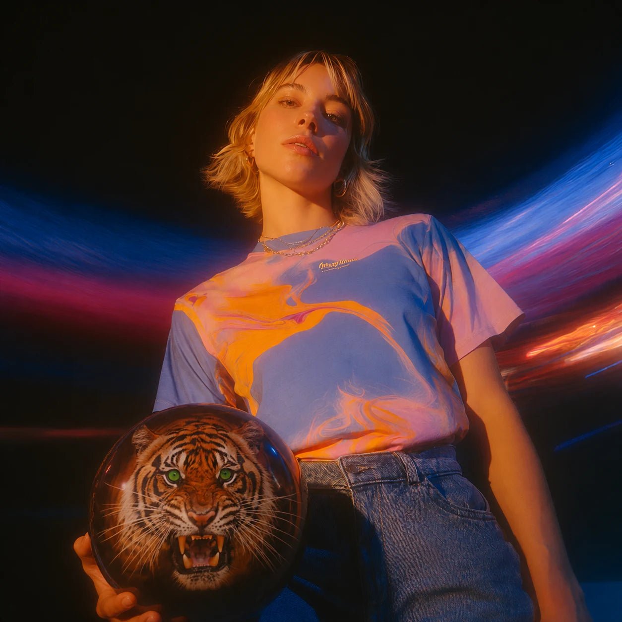 Boule VIZ-A-BALL TIGER - Bowling Stars