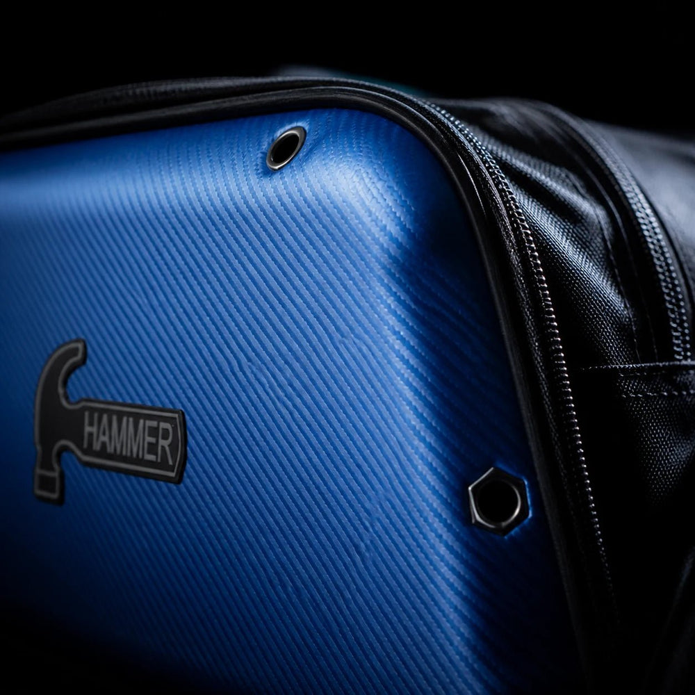 Carbon Shield Velocity Triple Tote Blue - Bowling Stars