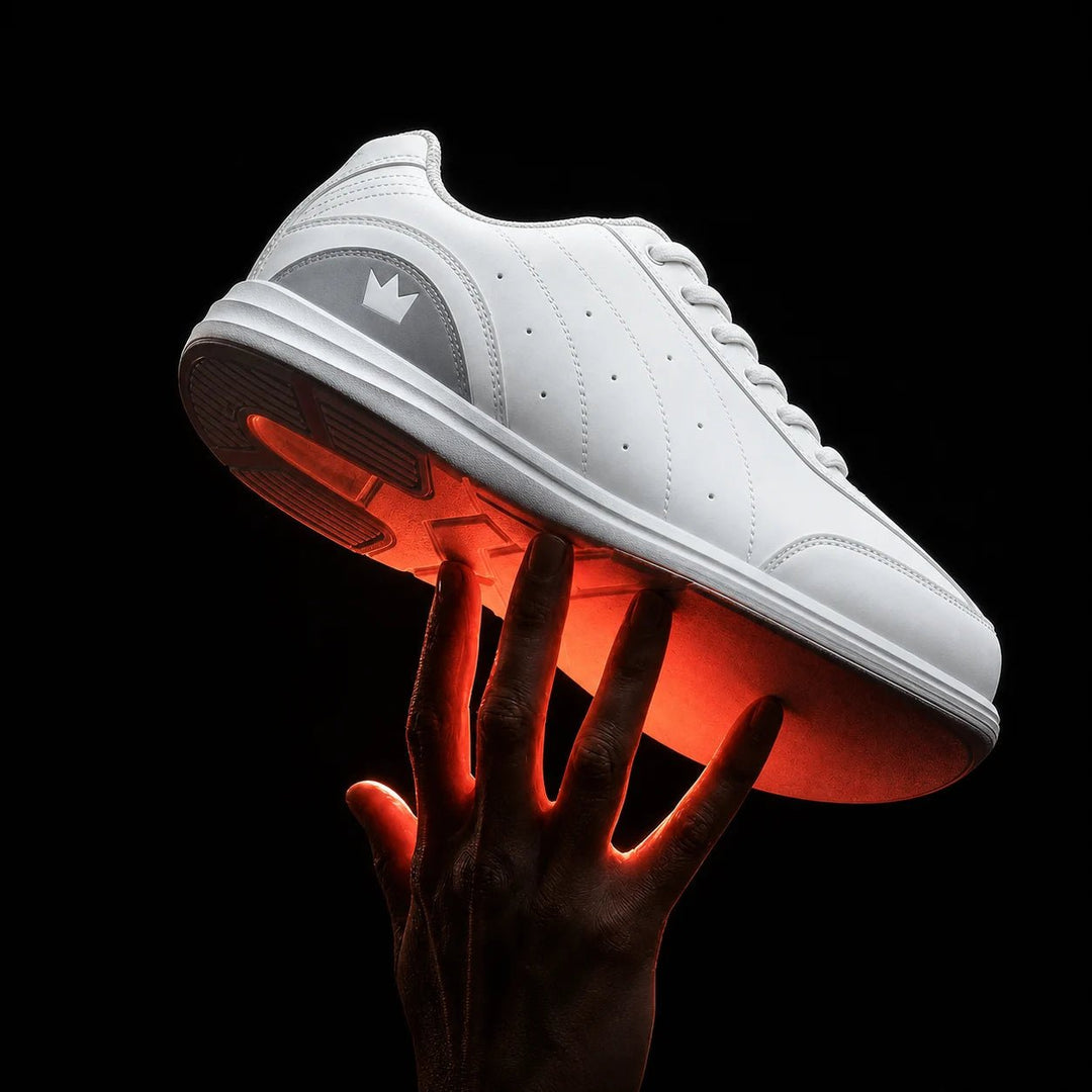 Buty do kręgli Mystic Lite biało-srebrne - Bowling Stars