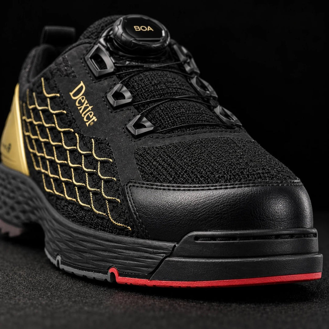 Chaussure de Bowling Airflex c9 Knit boa noir/or - Bowling Stars