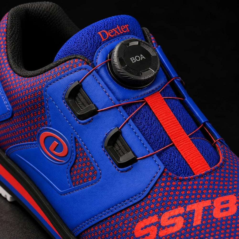 Chaussure de Bowling Dynapower sst 8 boa bleu/rouge - Bowling Stars