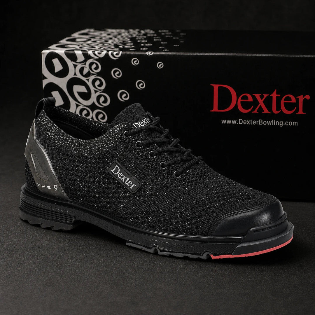 Buty do kręgli Flexi9 Knit w kolorze czarno-srebrnym - Bowling Stars