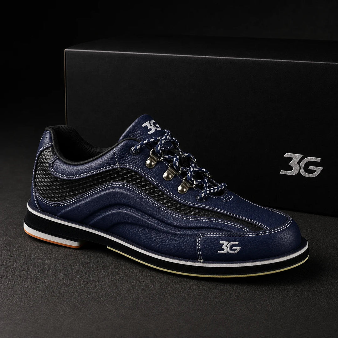 Buty do gry w kręgle Sportmaster w kolorze ultraczarno-niebieskim - Bowling Stars