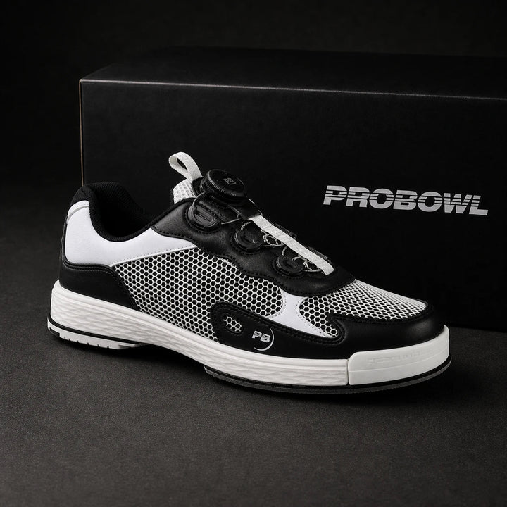 Buty do kręgli Strikeflow Stelo czarno-białe - Bowling Stars