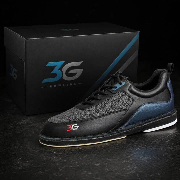 Tour Elite zwart/blauwe bowlingschoen - Bowling Stars