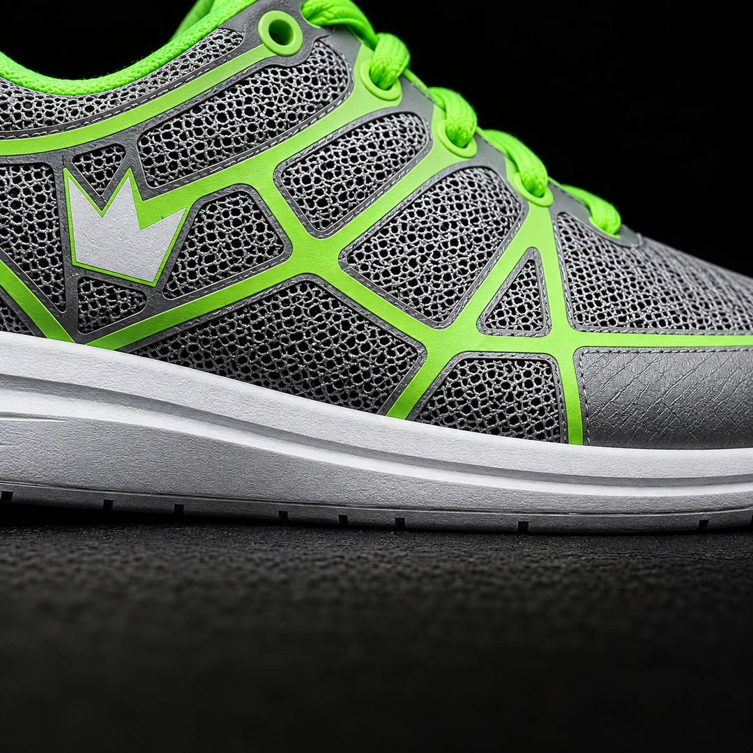 Chaussure de Bowling Velocity Glow Grey/Lime - Bowling Stars