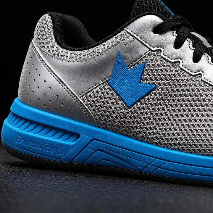 Chaussure de Bowling Velocity Silver/Sky Blue - Bowling Stars