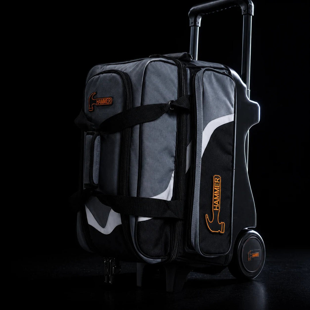 DELUXE DOUBLE ROLLER ORANGE/BLANC - Bowling Stars