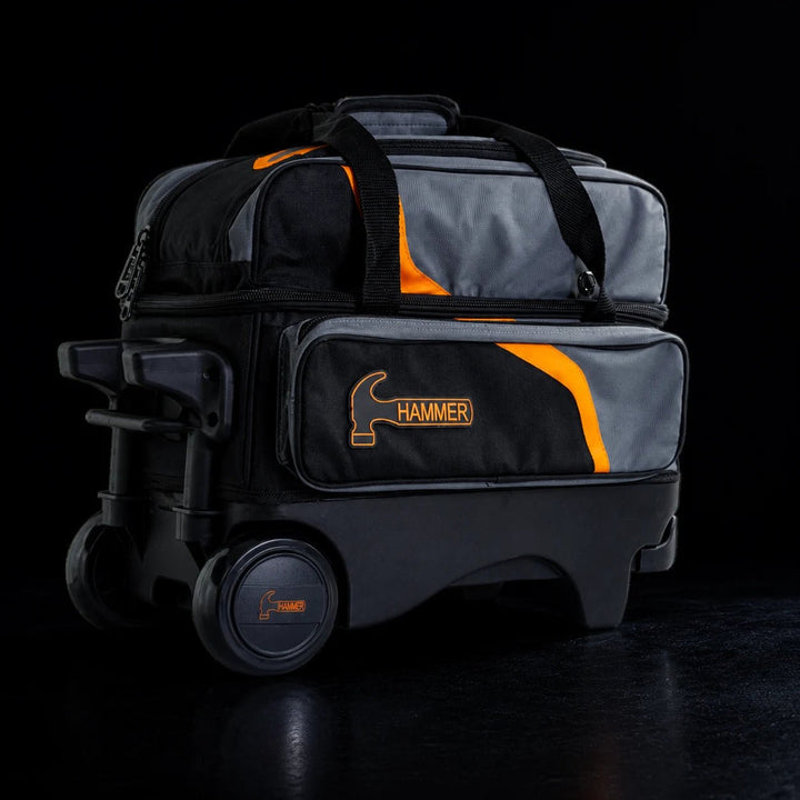DELUXE DOUBLE ROLLER ORANGE/BLANC - Bowling Stars