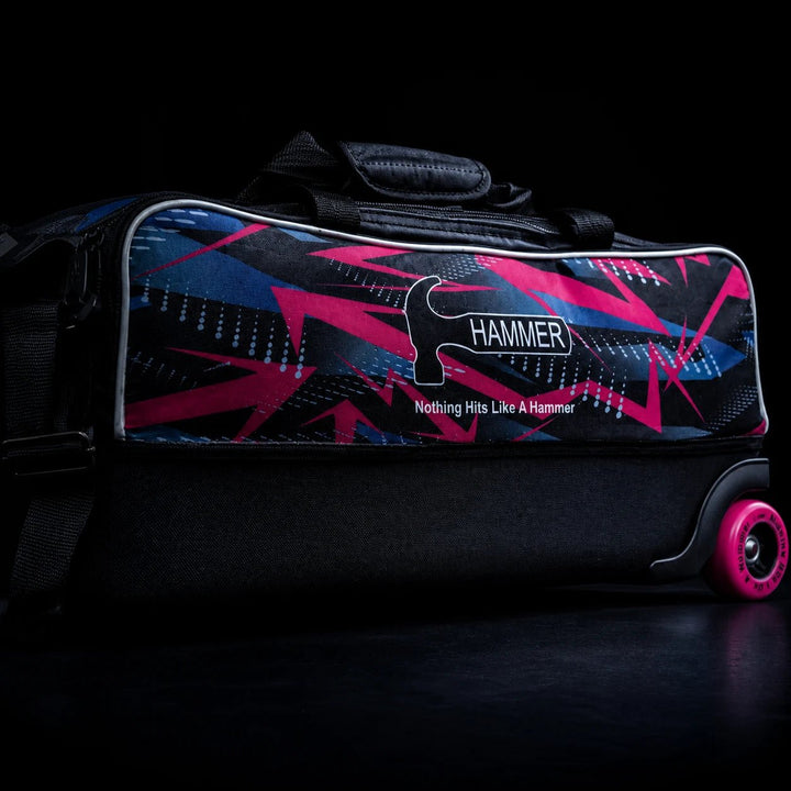 DYE SUB SLIM TRIPLE TOTE PINK ARROW - Bowling Stars