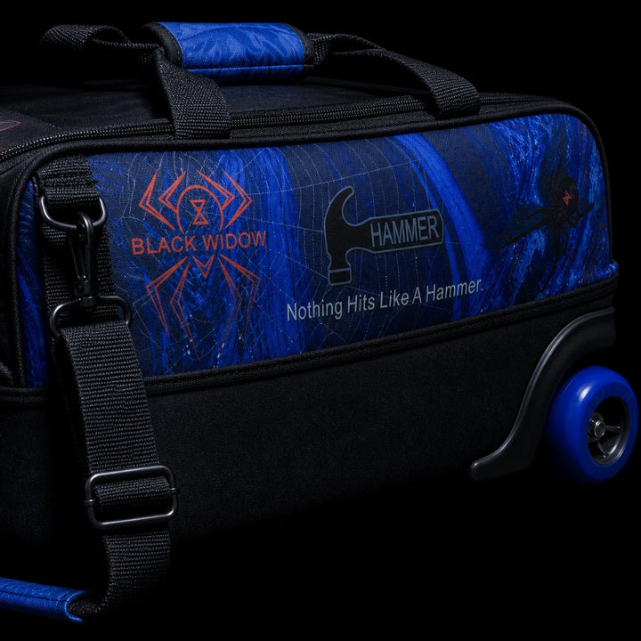 DYE TRIPLE TOTE BLAUW - BLACK WIDOW - Bowling Stars