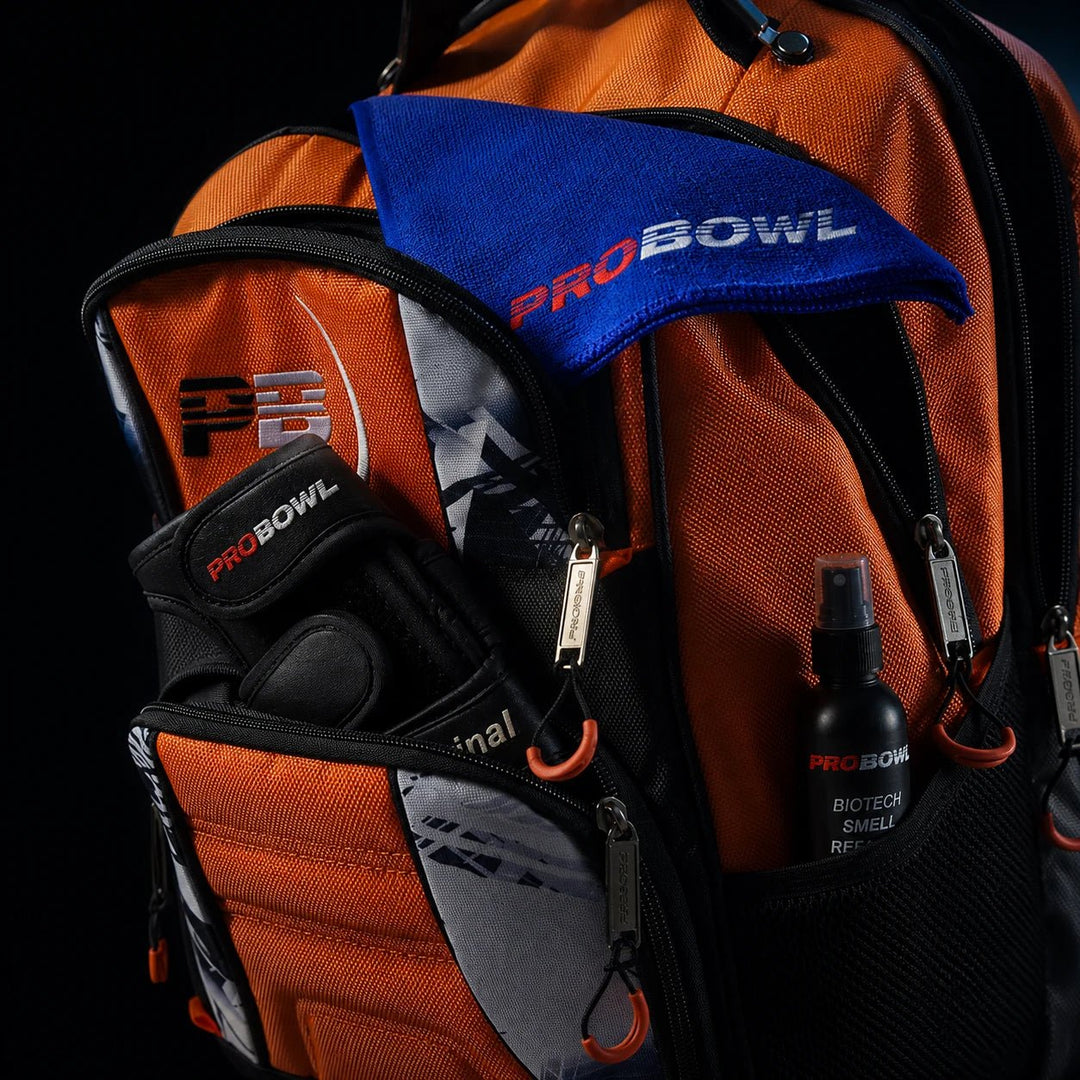PROBOWL BACKPACK BLACK/ORANGE - Bowling Stars