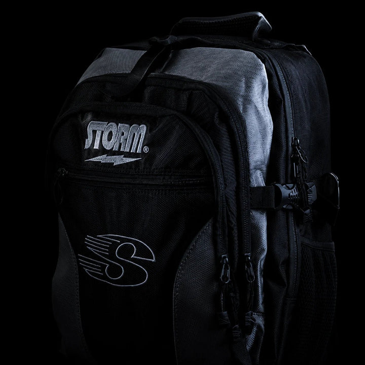 Sac STORM DELUXE BACK PACK BLACK/SILVER - Bowling Stars