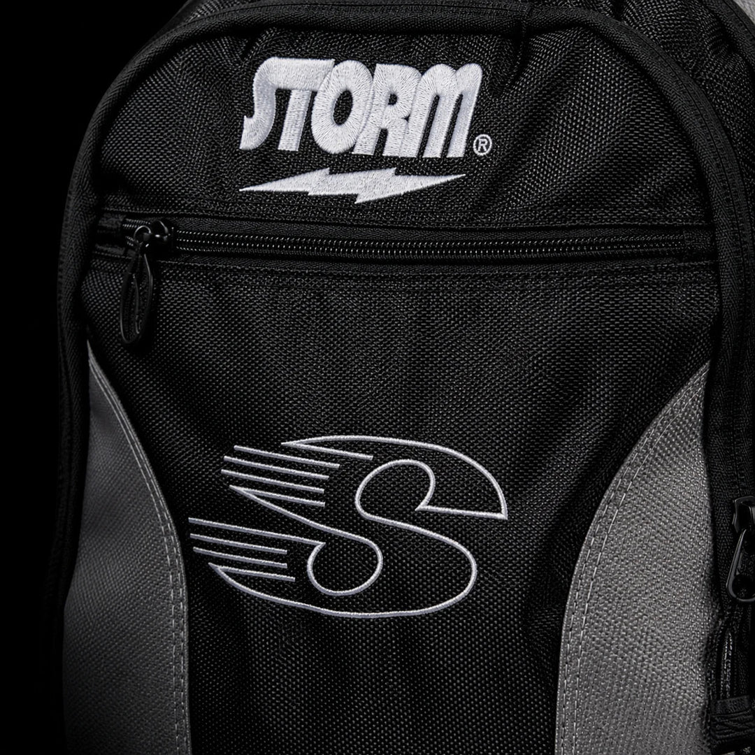 Sac STORM DELUXE BACK PACK BLACK/SILVER - Bowling Stars