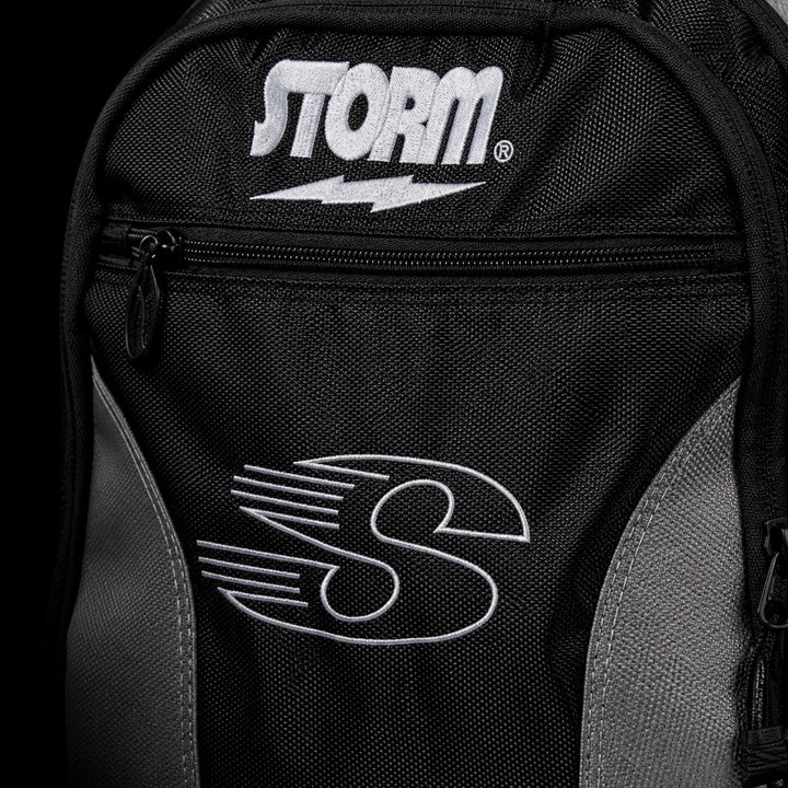 Sac STORM DELUXE BACK PACK BLACK/SILVER - Bowling Stars