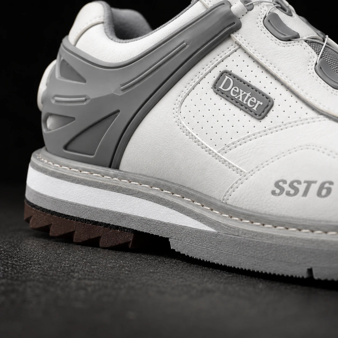 TraqFlex BOA 6 Hybrid White / Grey - Bowling Stars