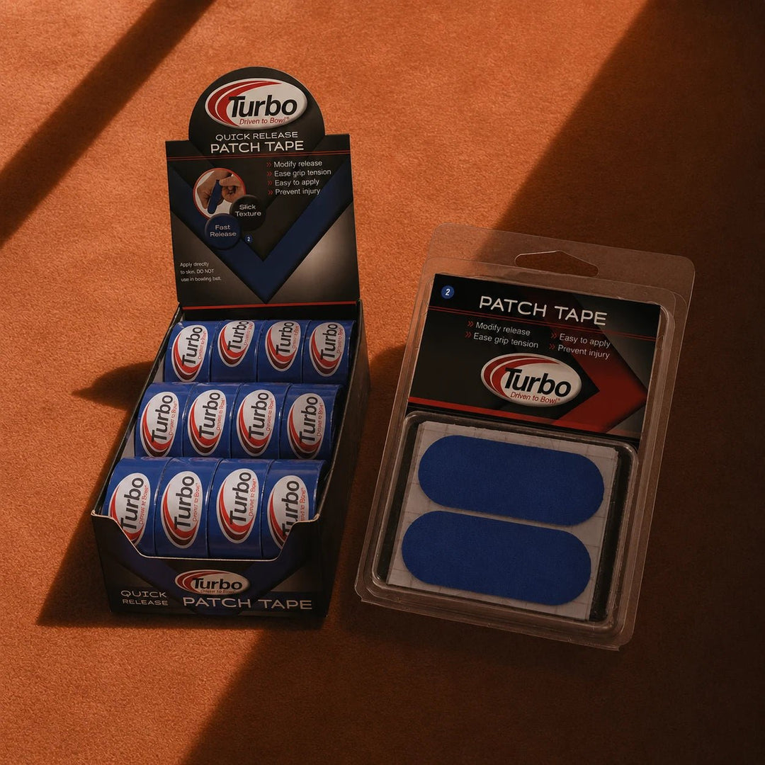 TURBO PS-P2 SNELLE RELEASE PATCHTAPE BLAUW 1" ROL - Bowling Stars